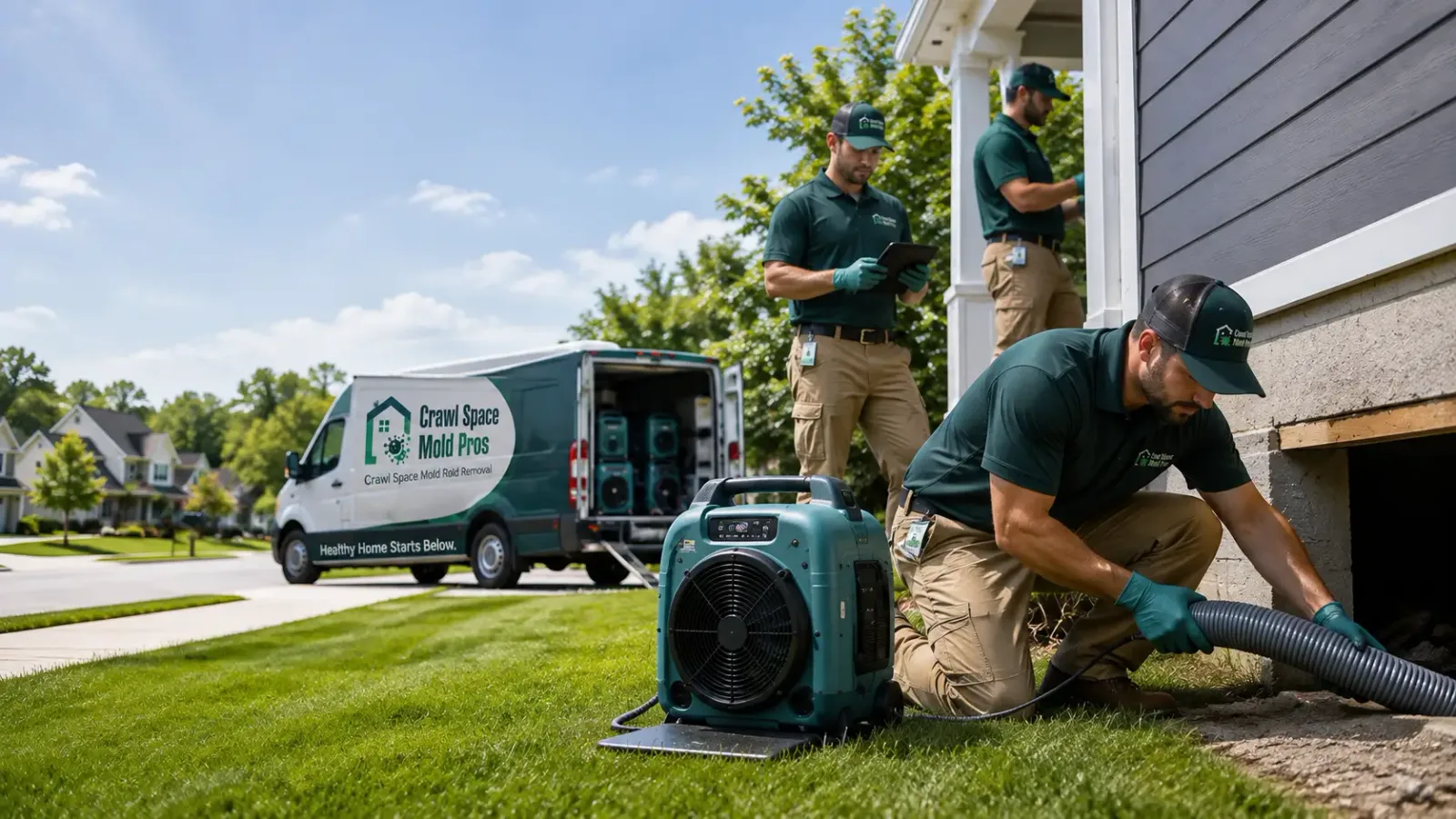 Crawl Space Mold Removal in Hamilton, NJ